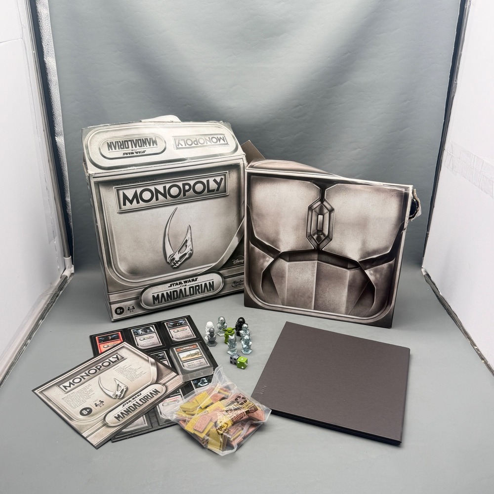 Monopoly: Star Wars The Mandalorian Edition Board Game Incomplete
